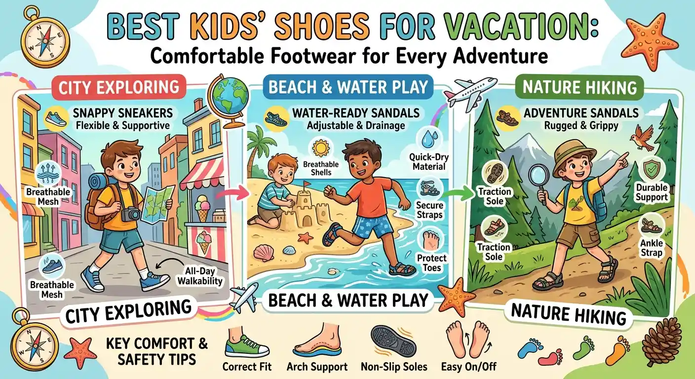Best Kids' Shoes for Vacation